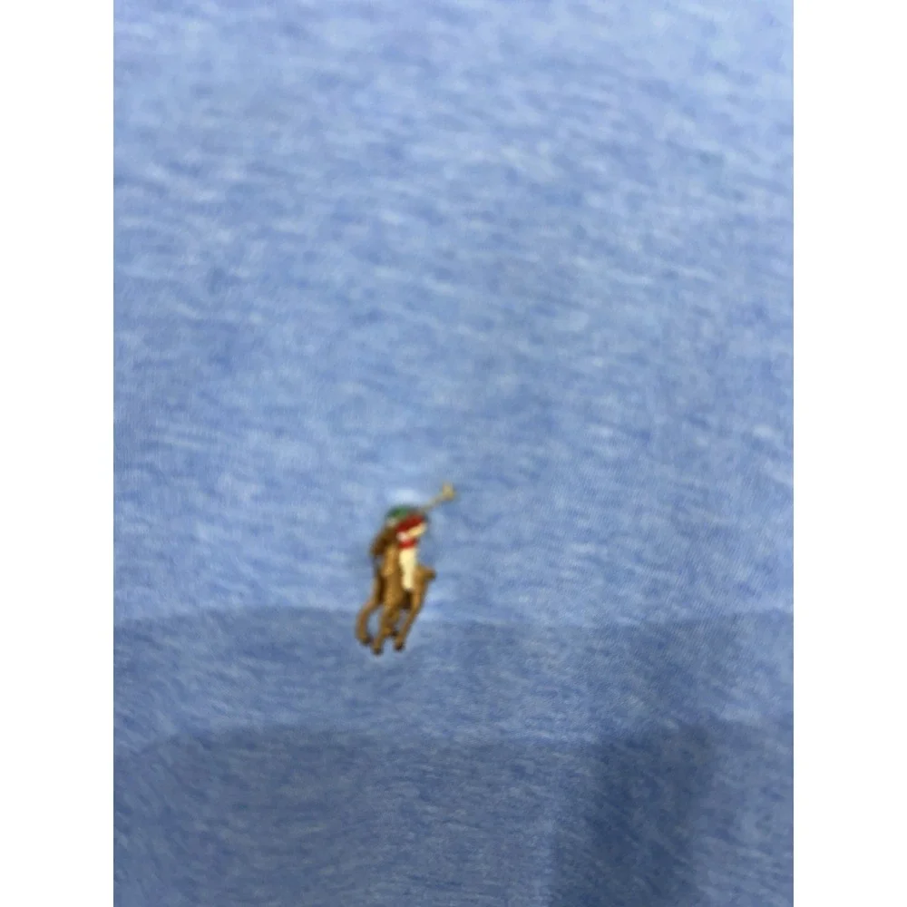 Polo Ralph Lauren Men's 3XLT Blue Cotton Polo Shirt (E4)